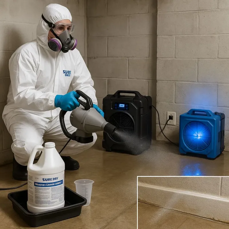 Sanitization and Odor Removal process in Pelham, NH