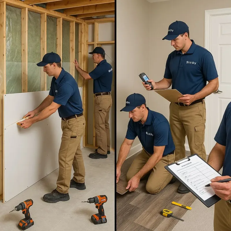 Repairs and Reconstruction process in Pelham, NH
